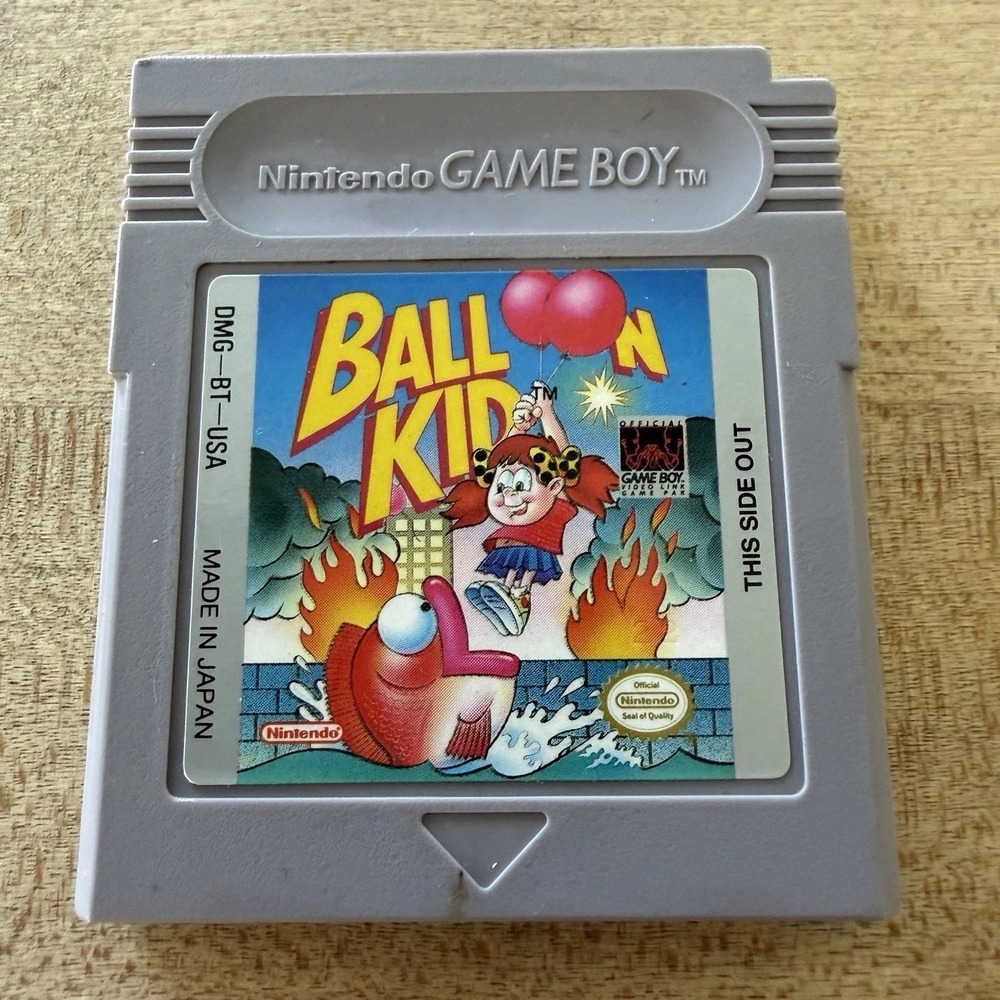 Balloon Kid Nintendo Game Boy‎ Game Cartridge DMG-BT-USA Authentic Retro Japan